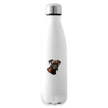 Tête de boxeur - Bouteille isotherme - blanc - Droite