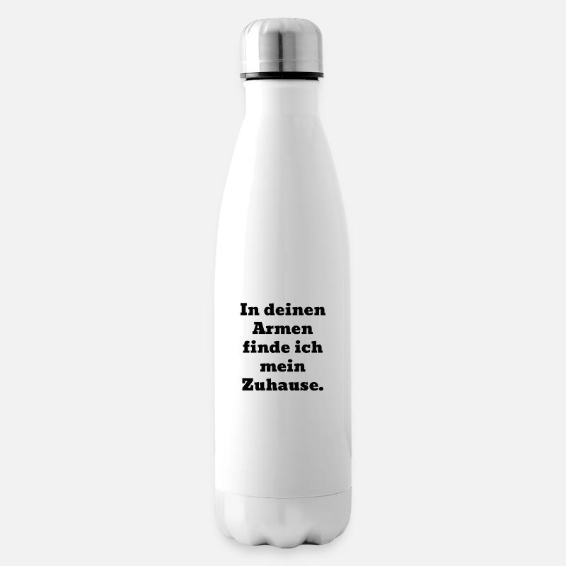 Dans vos bras - Bouteille isotherme - blanc