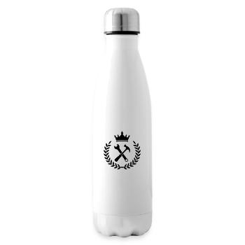 Armoiries artisanales - Bouteille isotherme - blanc - Droite