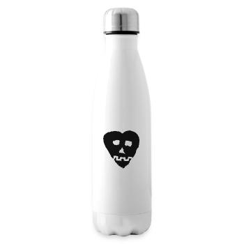 SkullHeart Logo Heart Black - Isolierflasche - Weiß - Rechts