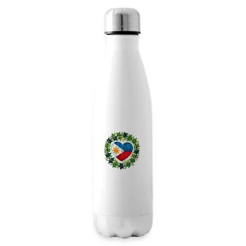 Philippines Flag - Insulated Water Bottle - white - Right