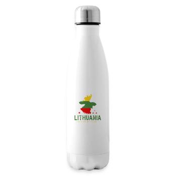 Litauen litauisch Vilnius - Isolierflasche - Weiß - Rechts