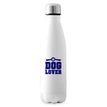 Dog Lover - Insulated Water Bottle - white - Right