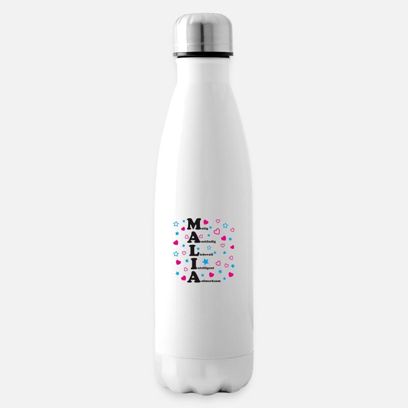 Malia - Insulated Water Bottle - white