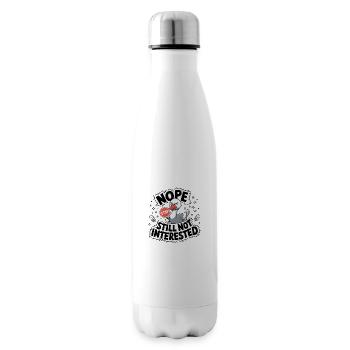 Uninteressiertes Gänse-Stoppschild - Isolierflasche - Weiß - Rechts