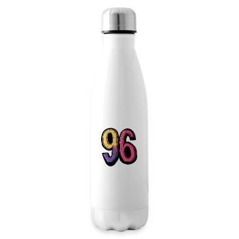 96 Nombre Coloré - Bouteille isotherme - blanc - Droite