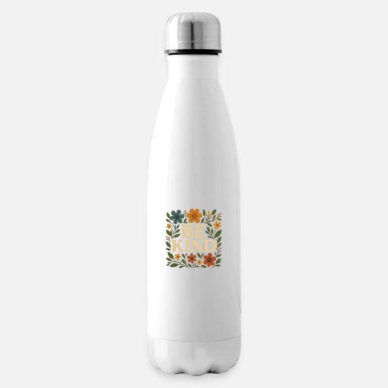 Be kind - Isolierflasche - Weiß