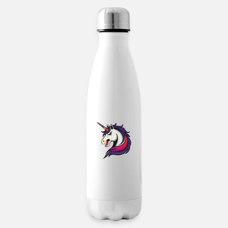 Uncicorn Evvil - Insulated Water Bottle - white