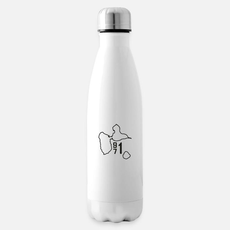 guadeloupe - Bouteille isotherme - blanc