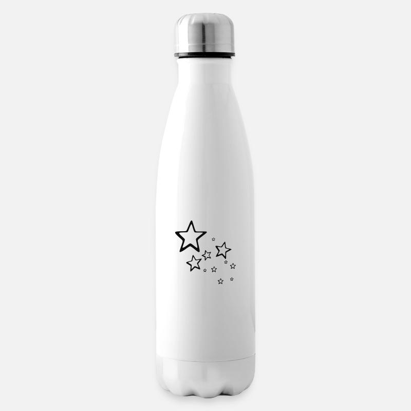Etoiles - Bouteille isotherme - blanc