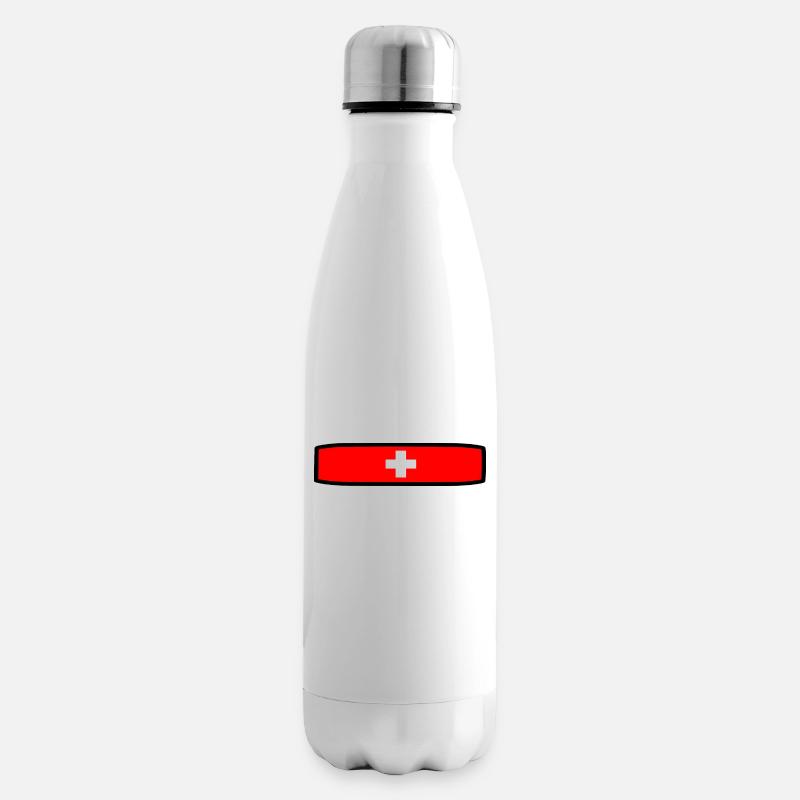 Schweizer Flagge Isolierflasche