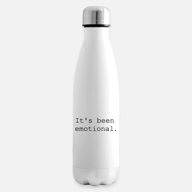Es war emotional. - Isolierflasche - Weiß