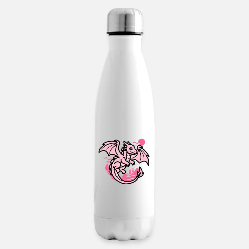 Rosa Drache Isolierflasche