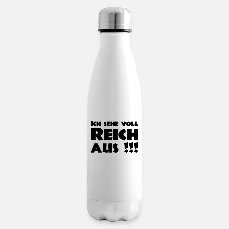 ich sehe voll reich aus Isolierflasche