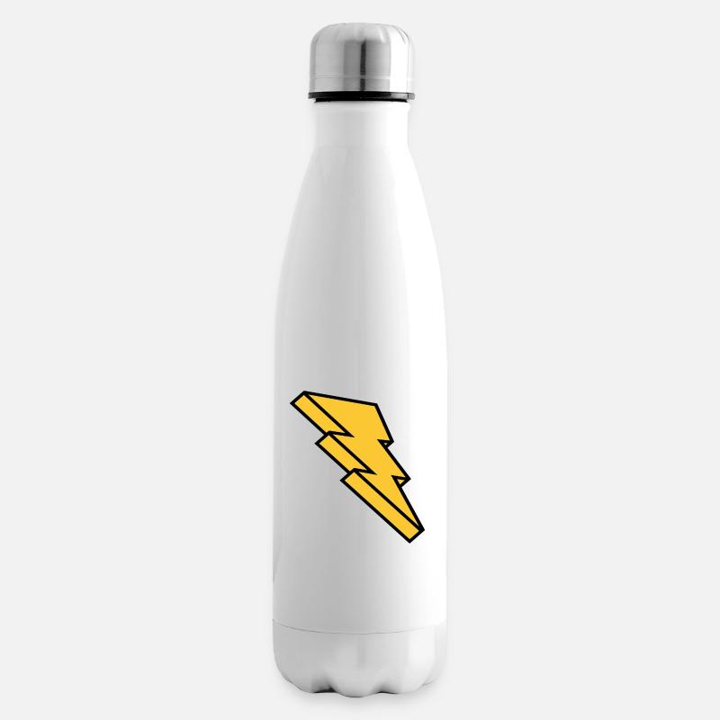 Lightning - Yellow Insulated Water Bottle