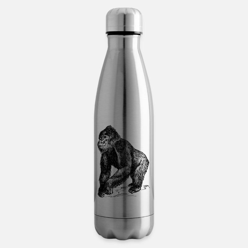 Affen Collection - Isolierflasche - Lightsilver