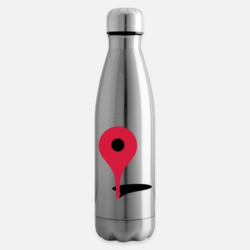 Geek - Insulated Water Bottle - silver