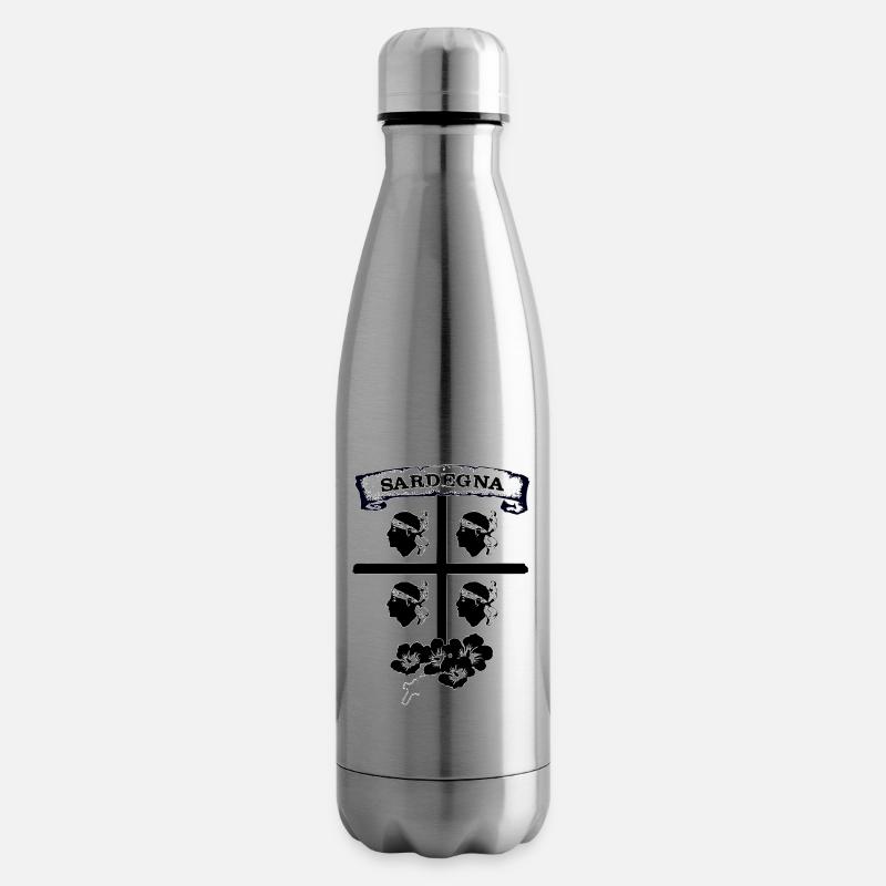 Sardaigne - Bouteille isotherme - argent clair