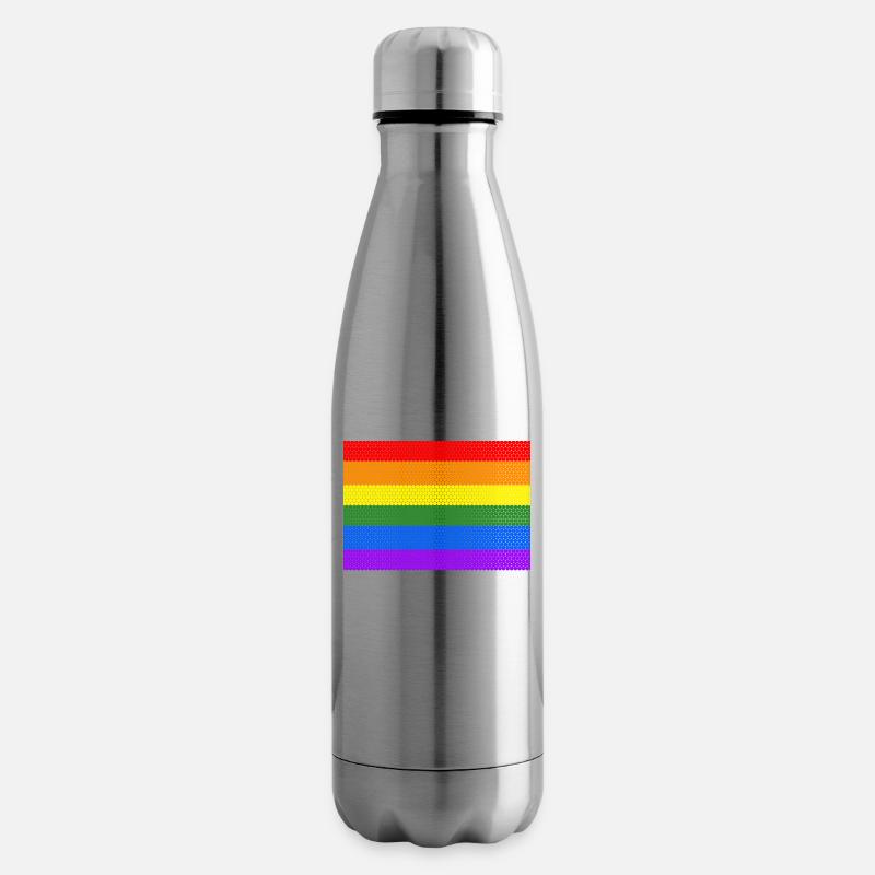 lgbt pride - Isolierflasche - Lightsilver