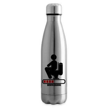 Scheiß Toilettenkot Laden der Bar - Isolierflasche - Lightsilver - Rechts