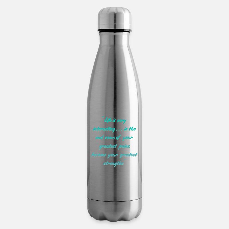 Interessantes Leben - Isolierflasche - Lightsilver