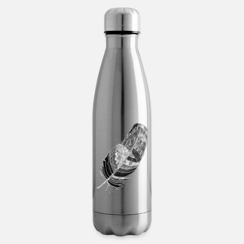 Feder - Isolierflasche - Lightsilver