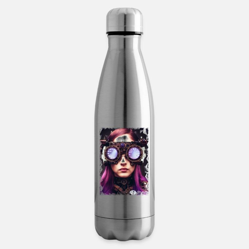 Steampunk Welt - Isolierflasche - Lightsilver