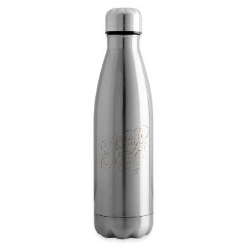 Toujours dans mon - Bouteille isotherme - argent clair - Droite