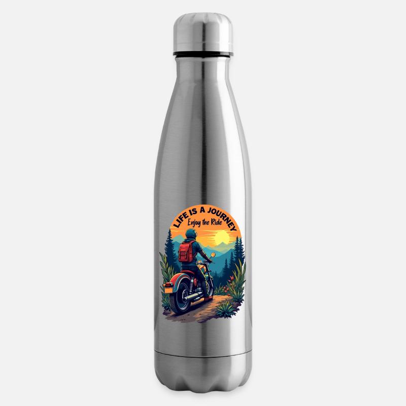 Profitez de la balade - Bouteille isotherme - argent clair