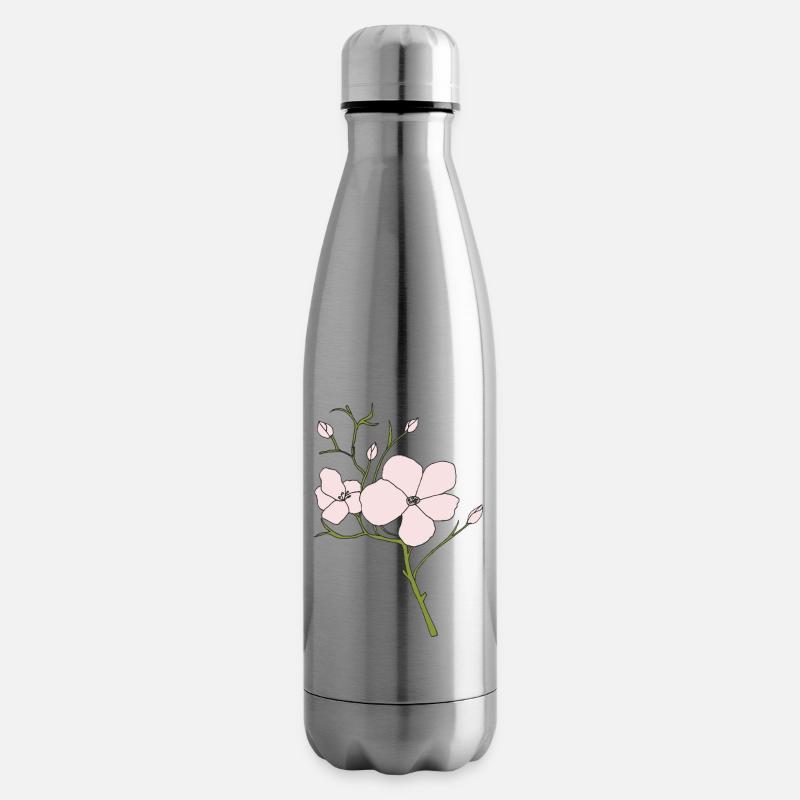 wildrose - Isolierflasche - Lightsilver