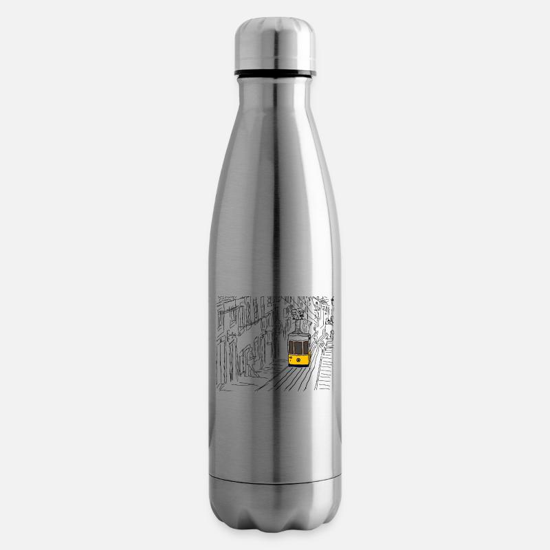 Lissabon Straßenbahn - Isolierflasche - Lightsilver