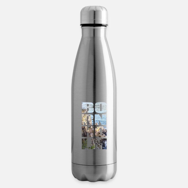 Bornholm Helligdomsklipperne - Isolierflasche - Lightsilver