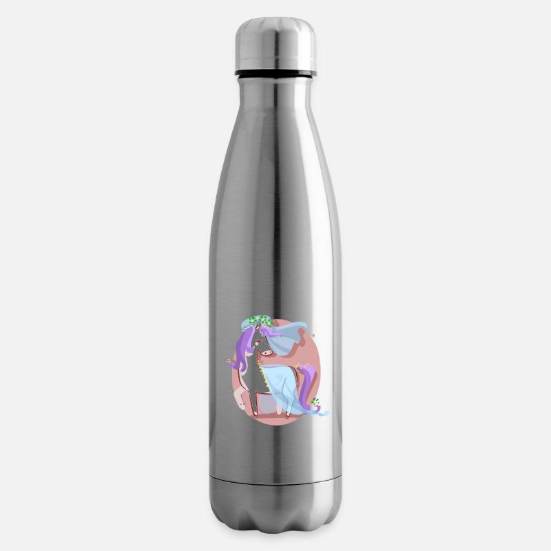 Einhorn Braut - Isolierflasche - Lightsilver