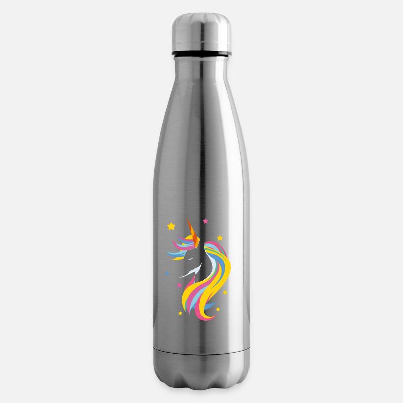 Süsses Einhorn - Isolierflasche - Lightsilver