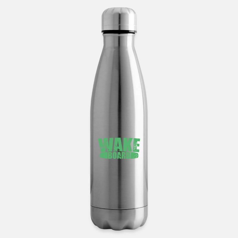 Wakeboard Wake Board Wakeboarding Wakeboarder Seil - Isolierflasche - Lightsilver