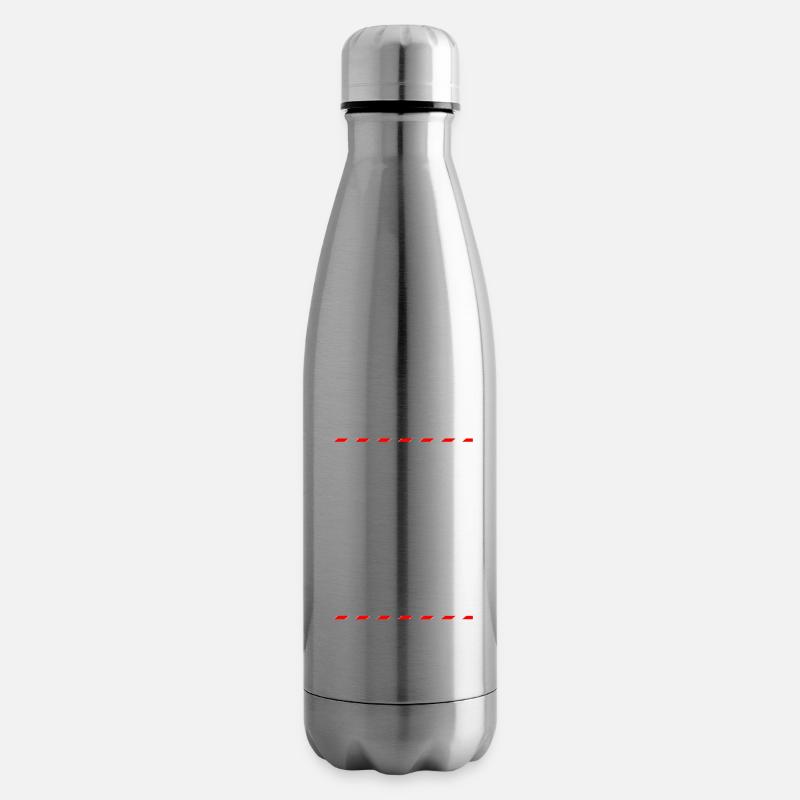 Baggerfahrer Baustelle - Isolierflasche - Lightsilver