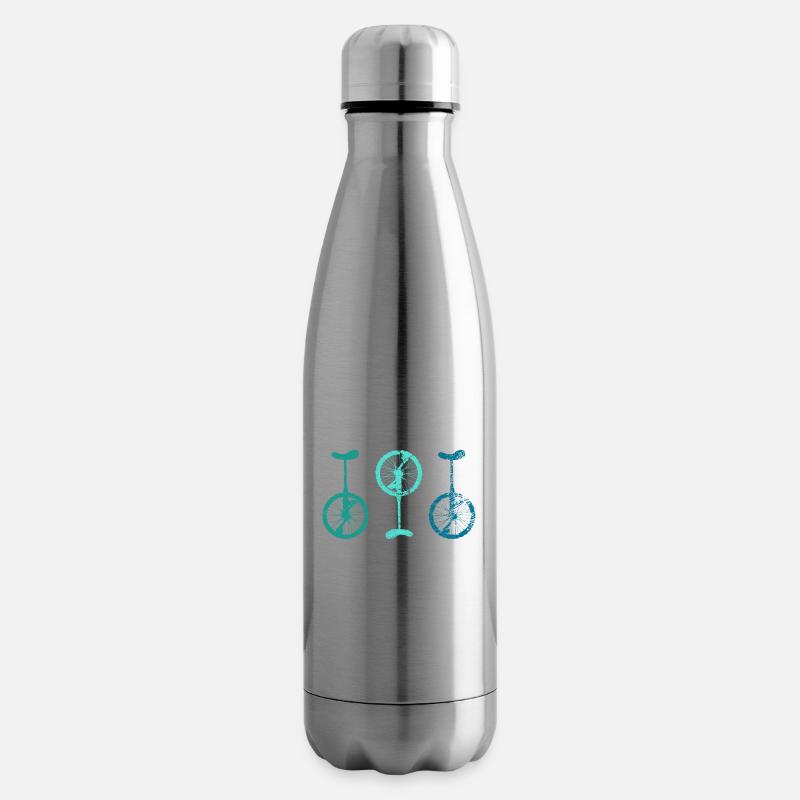 Vintage Einräder Einrad - Isolierflasche - Lightsilver
