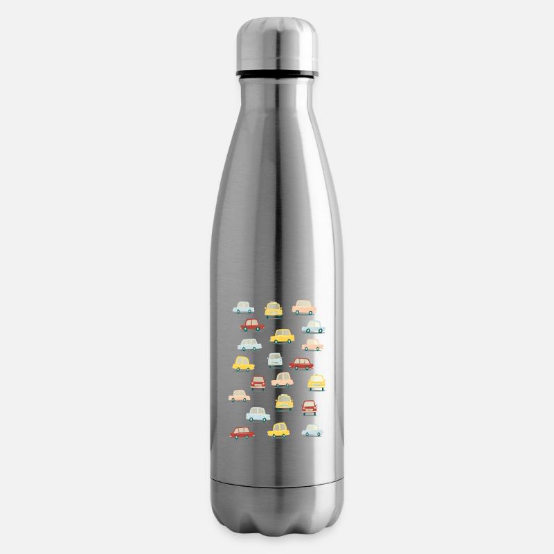 Oldtimer - Isolierflasche - Lightsilver