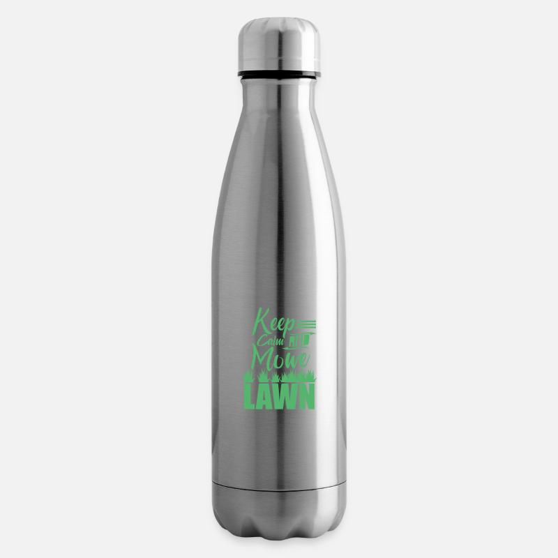 Roboter Rasenmäher Mähroboter Mäher Rasen mähen - Isolierflasche - Lightsilver