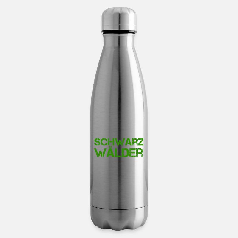 Schwarzwald Bollenhut Schwarzwälder Geschenk-Idee - Isolierflasche - Lightsilver
