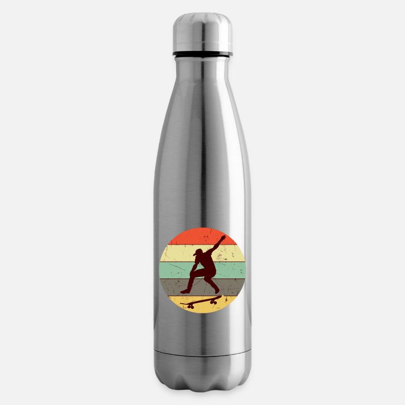 Skateboarder - Isolierflasche - Lightsilver