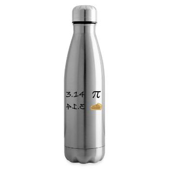 Pi - Pie - Insulated Water Bottle - silver - Right