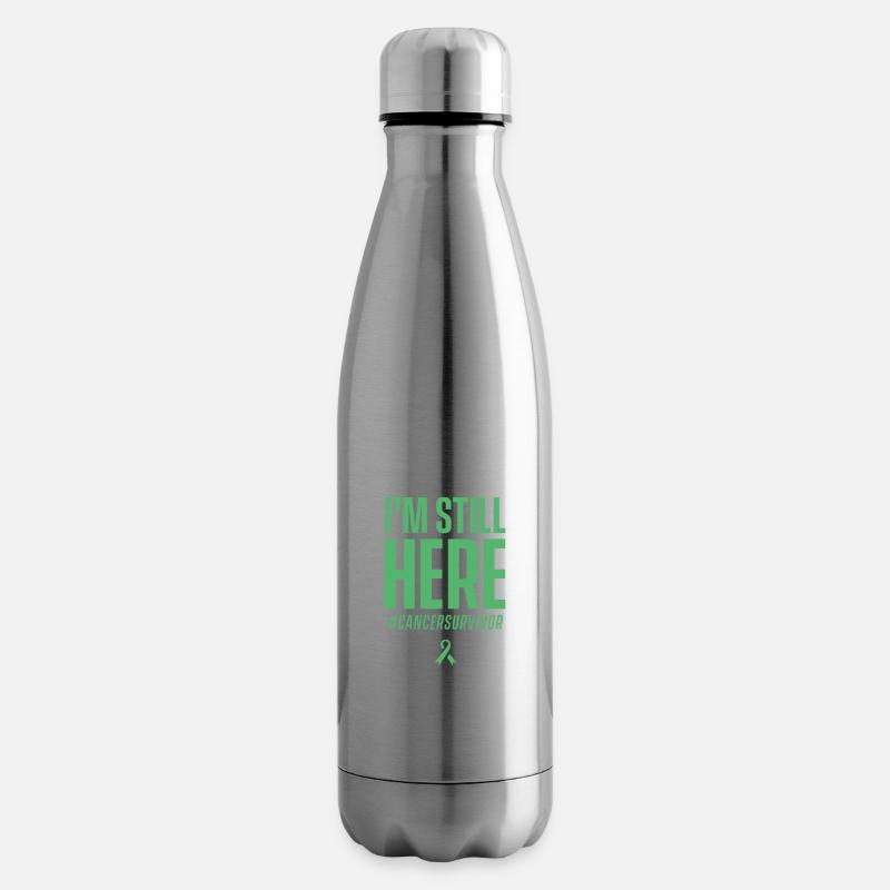 Krebs Überlebender - Isolierflasche - Lightsilver