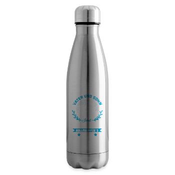 Angeln Angler Fischen Vater und Sohn Geschenk - Isolierflasche - Lightsilver - Rechts