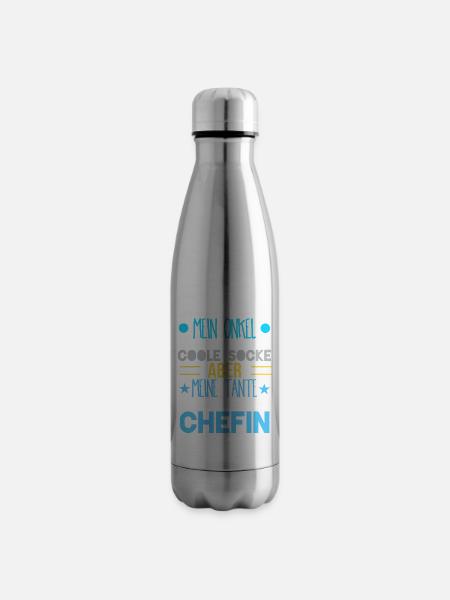 Onkel und Tante - Onkel und Tante Baby - Isolierflasche - Lightsilver