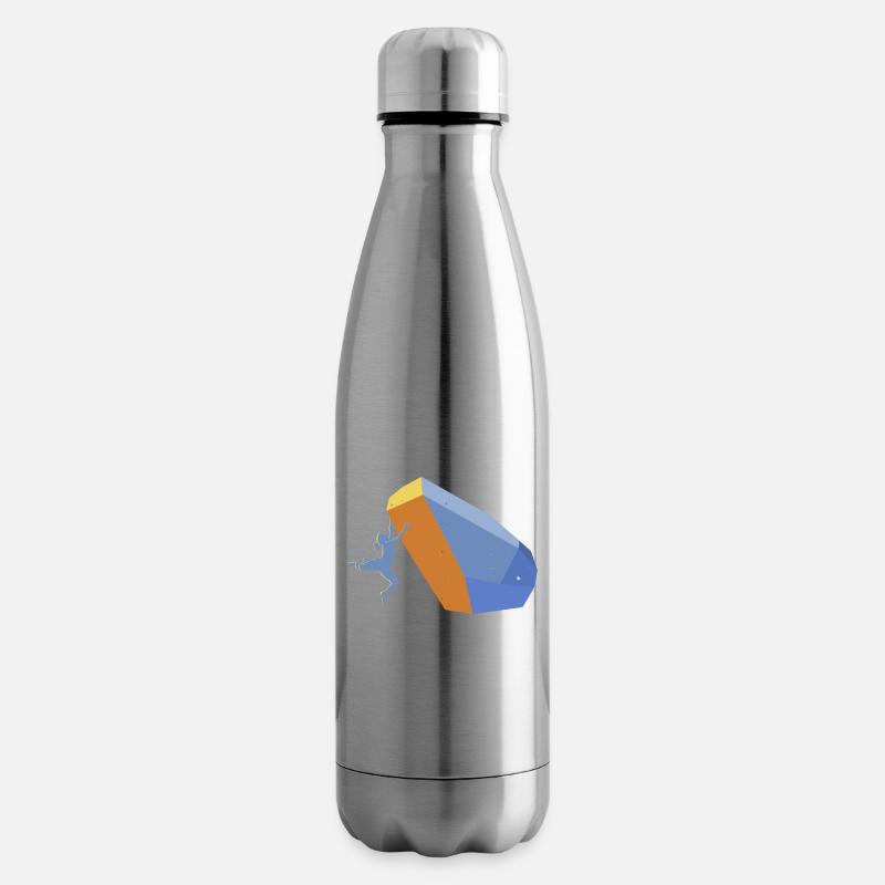 Bouldern - Isolierflasche - Lightsilver