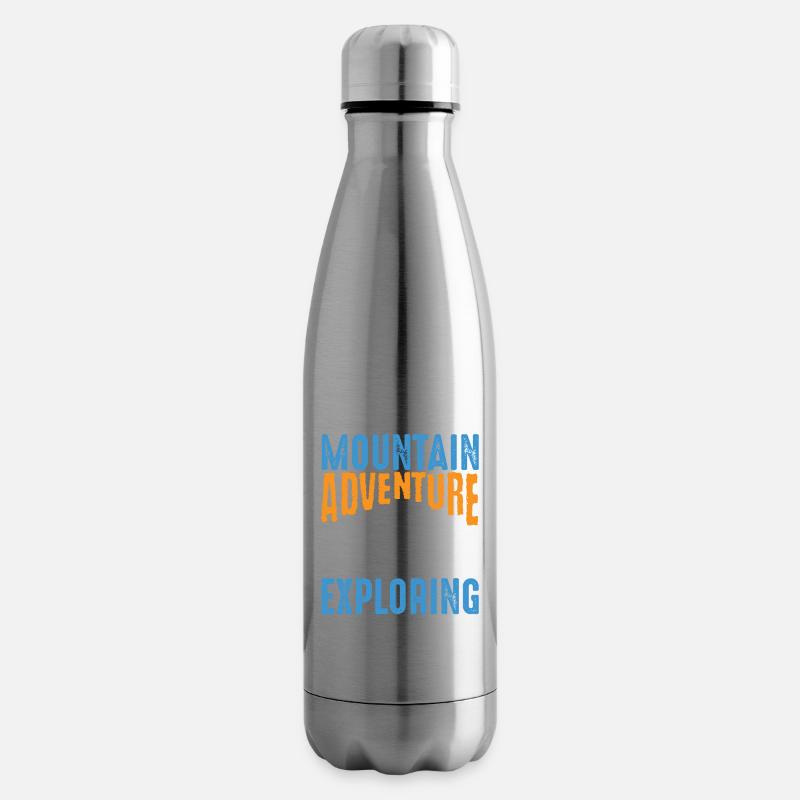 Mountain Adventure don't stop exploring! Action - Isolierflasche - Lightsilver