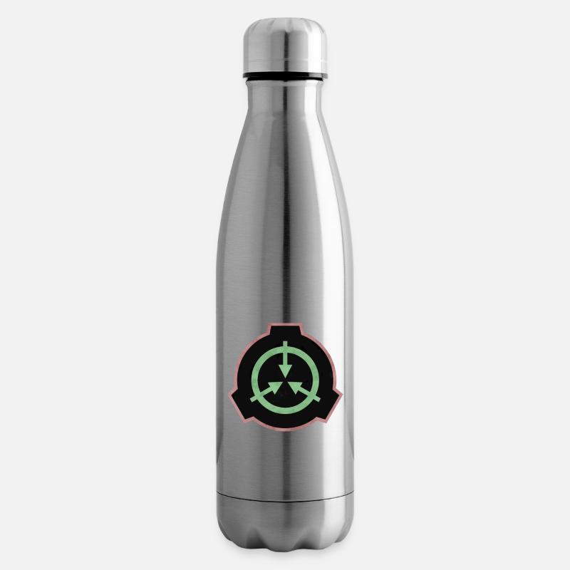 SCP Logo farbig - Isolierflasche - Lightsilver
