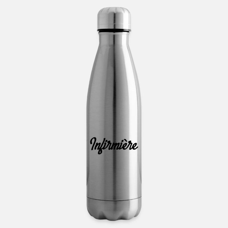 infirmière - Bouteille isotherme - argent clair