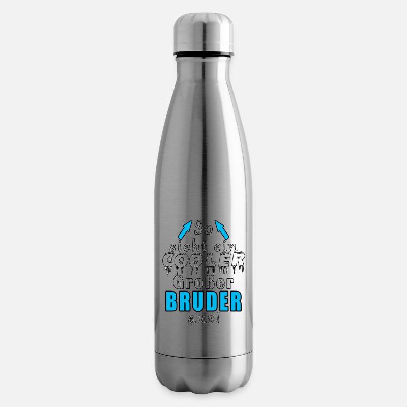 So Sieht Ein Cooler Großer Bruder Aus - Isolierflasche - Lightsilver